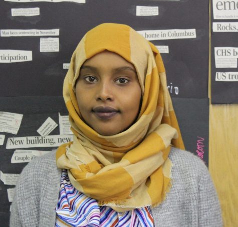 Leensa Ahamed joins SCHS from Ethiopia.