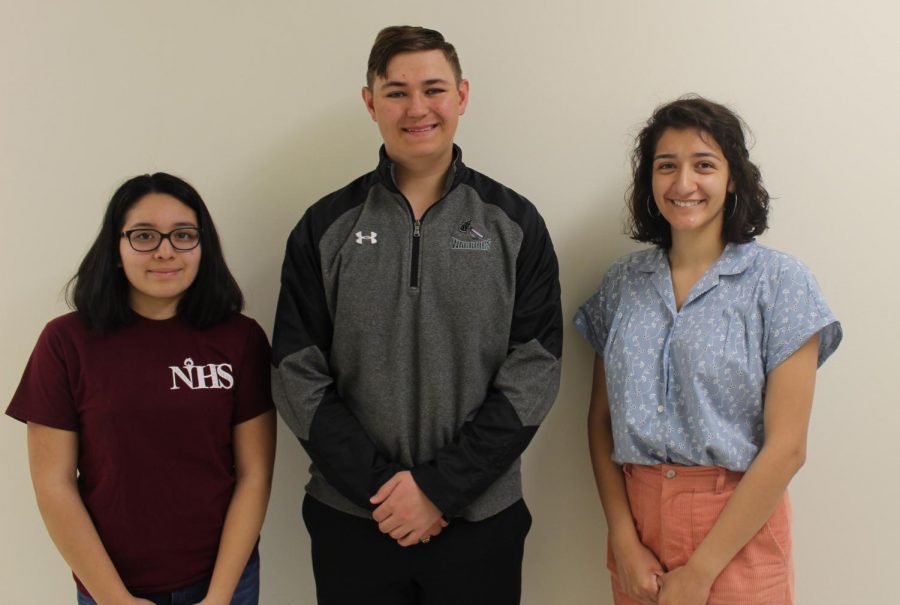 SCHS Conference Honor Band students are; Ashley Hernandez, Connor Bywater, and Crystal Carrillo. Not pictured was: Maria Semerad.