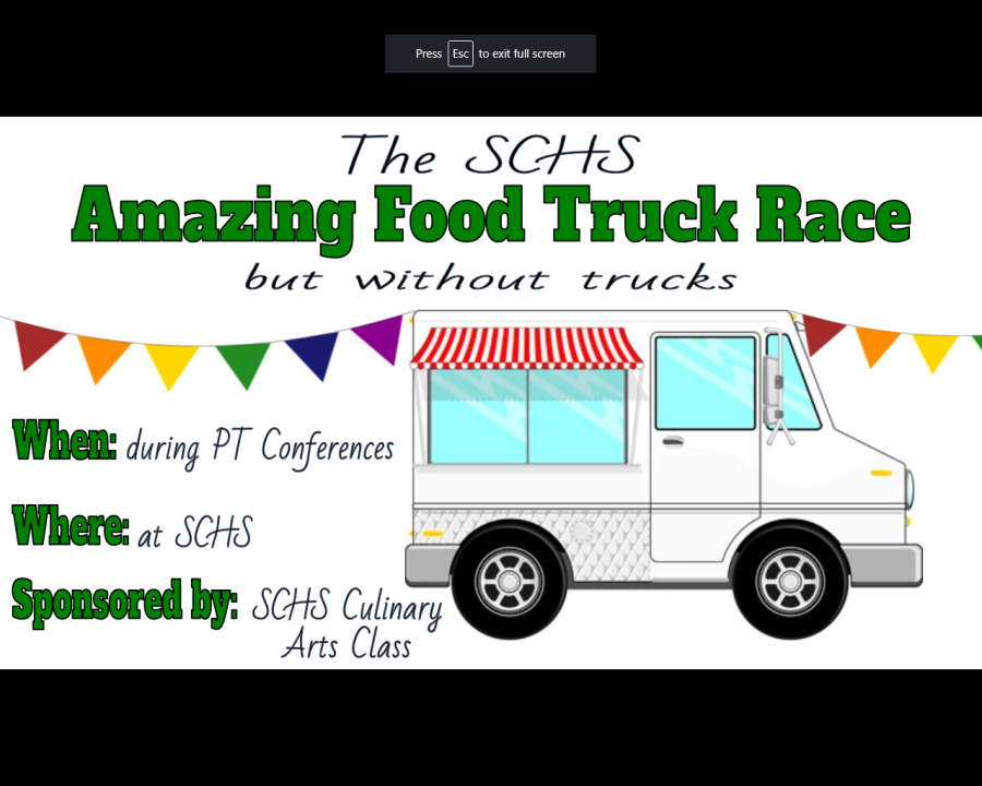 Food Trucks and shopping comes to Parent Teacher Conferences.