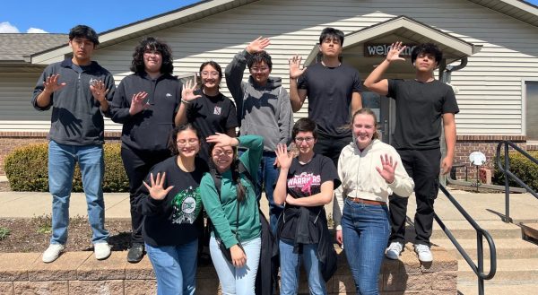 Junior varsity and varsity team at Conference Quiz Bowl. 